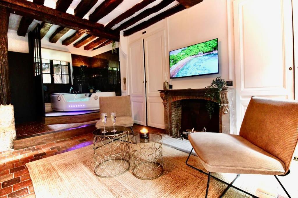 Le Spa Gustave - Sauna, Jacuzzi & Terrasse A Rouen Dış mekan fotoğraf