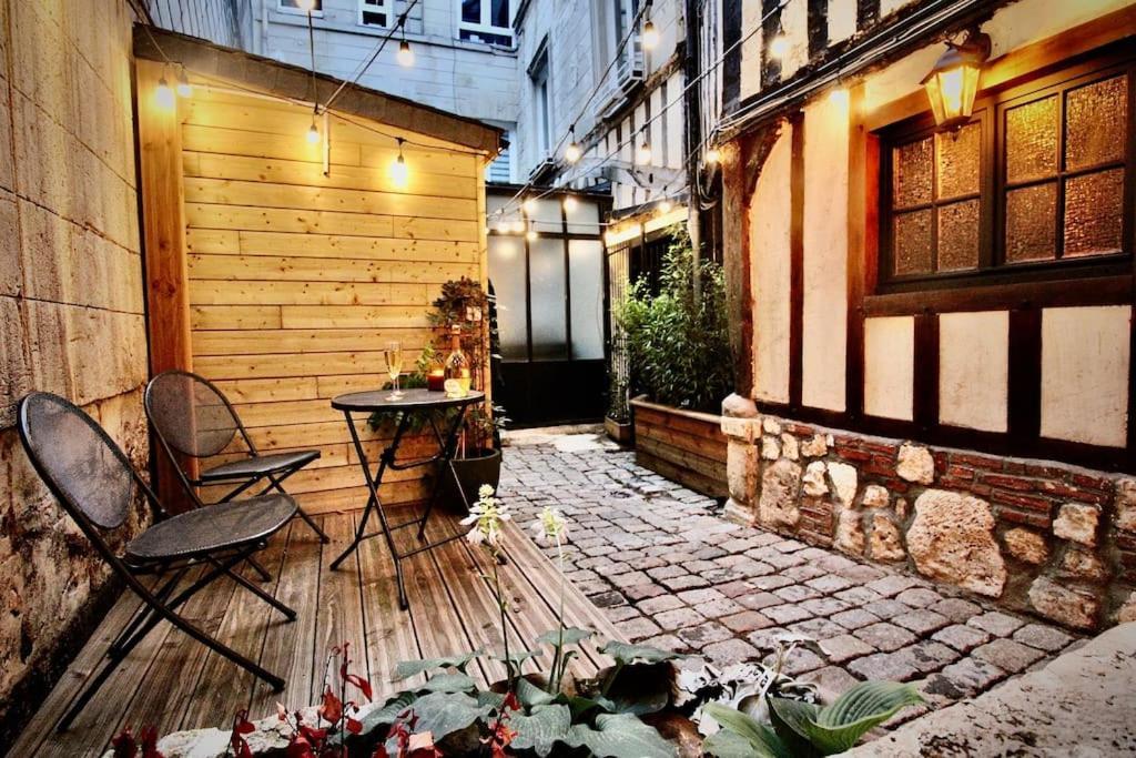 Le Spa Gustave - Sauna, Jacuzzi & Terrasse A Rouen Dış mekan fotoğraf